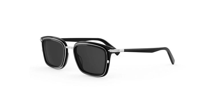 13A0 - Acetate Shiny Black with Grey Normal lenses
