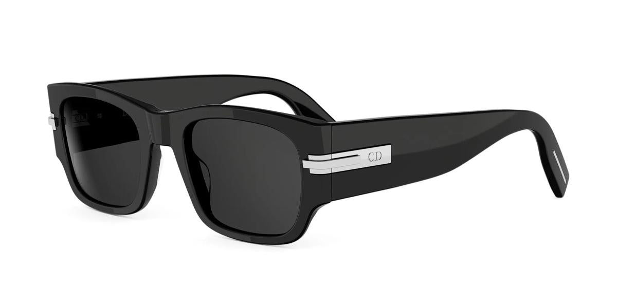 10A0 - Acetate Shiny Black with Grey Normal lenses