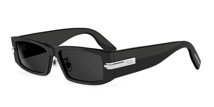 10A0 - Acetate Shiny Black with Grey Normal lenses