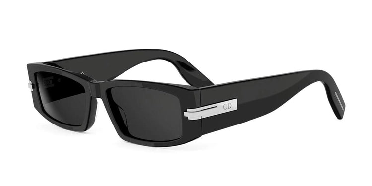 10A0 - Acetate Shiny Black with Grey Normal lenses