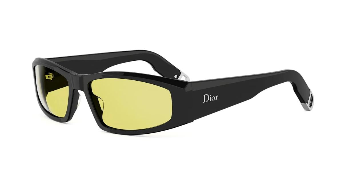 10H0 - Acetate Shiny Black with Yellow Normal lenses