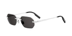 F0A0 - Metal Shiny Silver with Grey Normal lenses / 