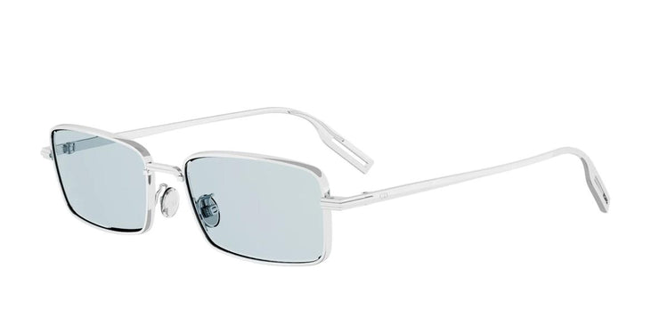 F0B0 - Metal Shiny Silver with Blue Normal lenses