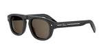 10F0 - Acetate Shiny Black with Brown Normal lenses