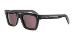 45P1 - Acetate Shiny Grey with Violet Polarized lenses / 