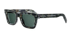 28B0 - Acetate Shiny Blue with Blue Normal lenses