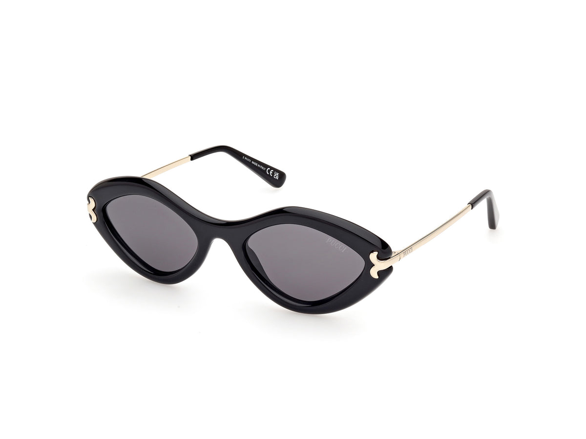 01A - Shiny Black / smoke