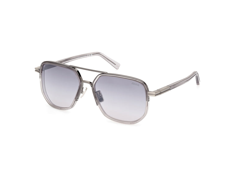 20C - Shiny Grey / smoke mirror