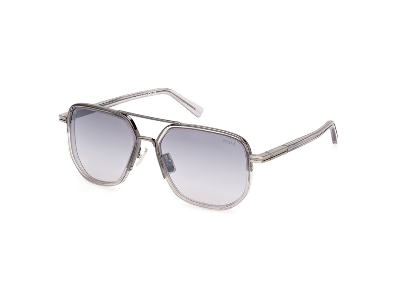 20C - Shiny Grey / smoke mirror