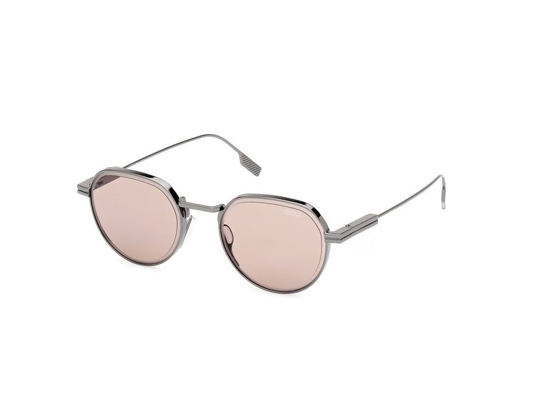 08E - Shiny Gunmetal / brown