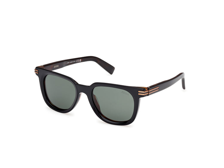 05R - Black/Havana / green polarized