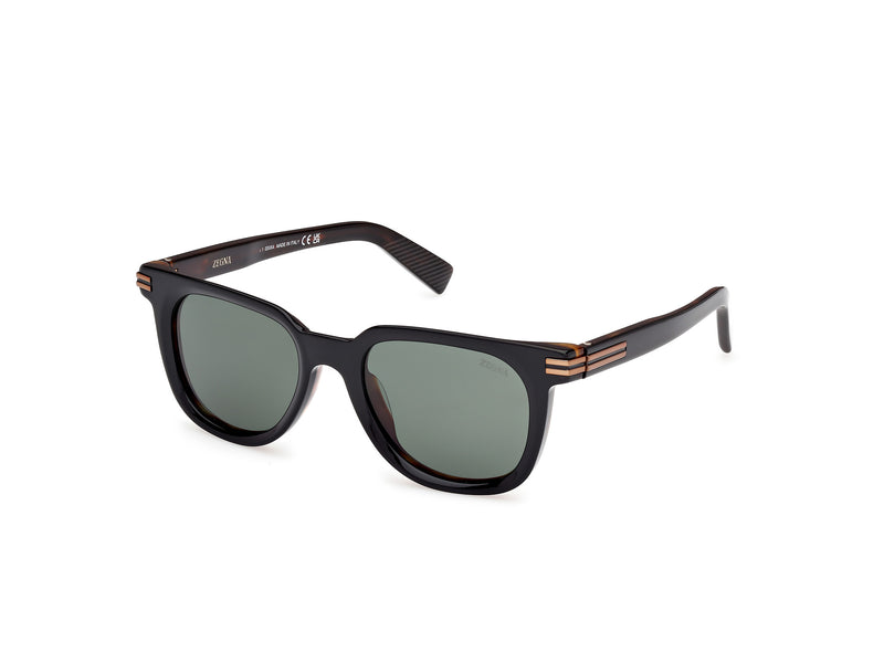 05R - Black/Havana / green polarized