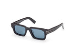 48V - Shiny Dark Brown / blue