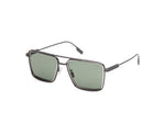 09R - Matte Gunmetal / green polarized