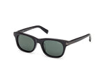 01R - Shiny Black / green polarized