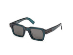96D - Shiny Dark Green / smoke polarized