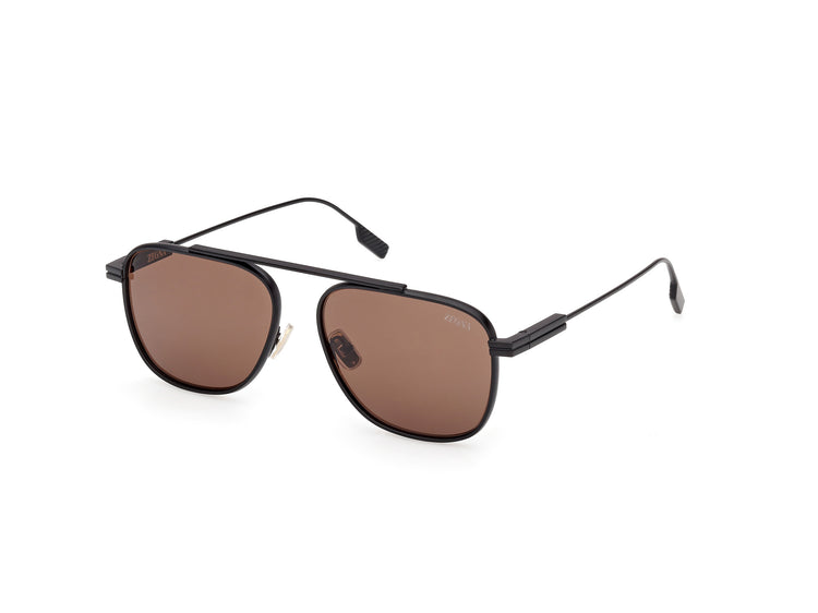 02E - Matte Black / brown