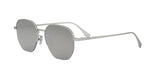 17C - Metal Matte Silver with Grey Mirror lenses / 