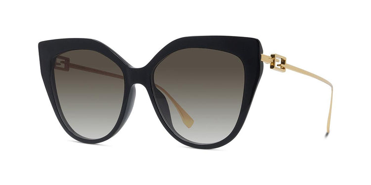 01F - Metal Shiny Black / Brown