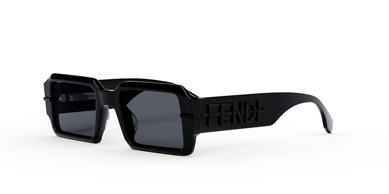 01A - Acetate Shiny Black / Smoke