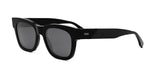 01A - Acetate Shiny Black with Grey Normal lenses / 