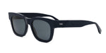 90A - Acetate Shiny Blue with Grey Normal lenses / 