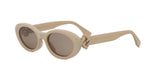 57E - Acetate Shiny Brown with Brown Normal lenses / 