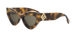 53N - Acetate Shiny Havana with Green Normal lenses / 