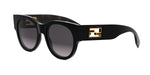 01B - Acetate Shiny Black with Grey Gradient lenses / 