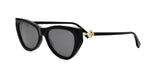 01A - Acetate Shiny Black with Grey Normal lenses / 