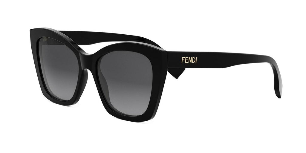 01B - Acetate Shiny Black with Grey Gradient lenses