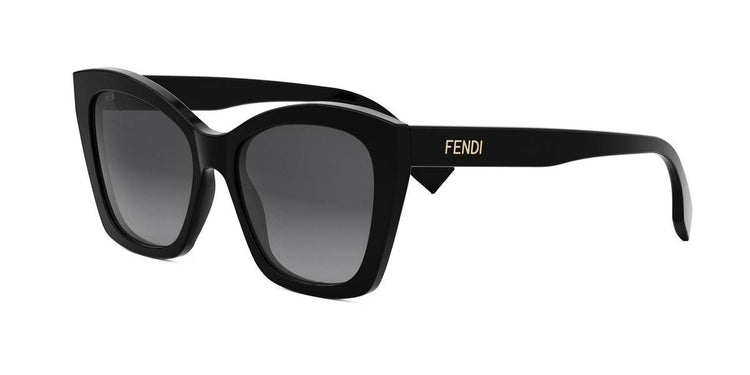 01B - Acetate Shiny Black with Grey Gradient lenses