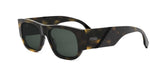 52N - Acetate Shiny Havana with Green Normal lenses / 