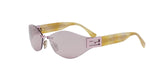 74Z - Metal Shiny Rose with Violet Mirror lenses / 