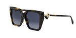 52W - Acetate Shiny Havana with Blue Gradient lenses / 