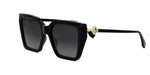 01B - Acetate Shiny Black with Grey Gradient lenses / 