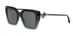 20A - Acetate Shiny Grey with Grey Normal lenses / 