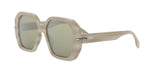 60Q - Acetate Shiny Brown with Silver Mirror lenses / 