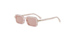 64Z - Acetate Shiny Rose with Rose Mirror lenses / 