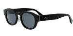 01A - Acetate Shiny Black with Grey Normal lenses / 