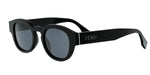 01A - Acetate Shiny Black with Grey Normal lenses / 