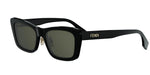 01N - Acetate Shiny Black with Green Normal lenses / 