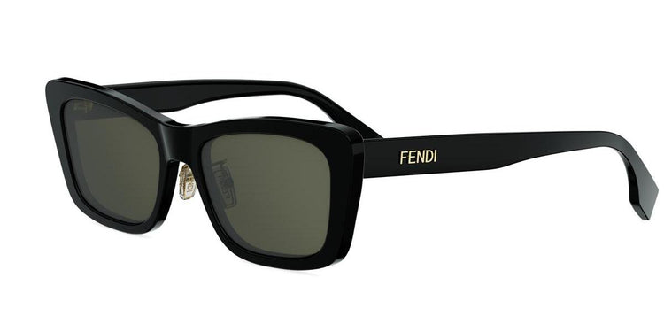 01N - Acetate Shiny Black with Green Normal lenses