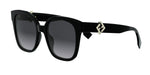 01B - Acetate Shiny Black with Grey Gradient lenses / 