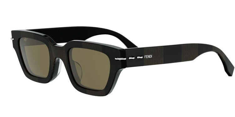 50E - Acetate Shiny Brown with Brown Normal lenses