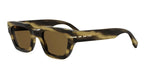 62E - Acetate Shiny Brown with Brown Normal lenses / 