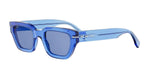 90V - Acetate Shiny Blue with Blue Normal lenses / 