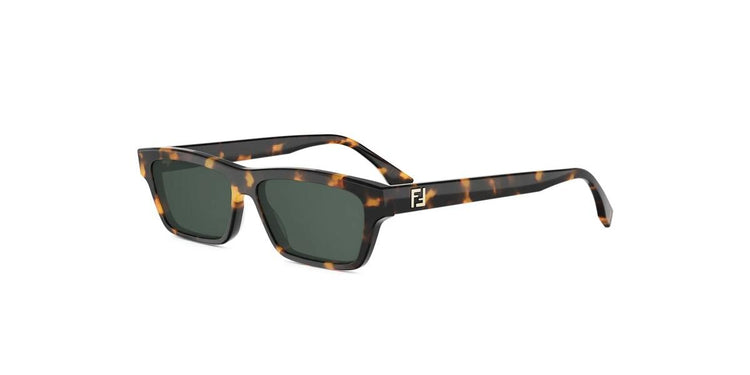 56N - Acetate Shiny Havana with Green Normal lenses