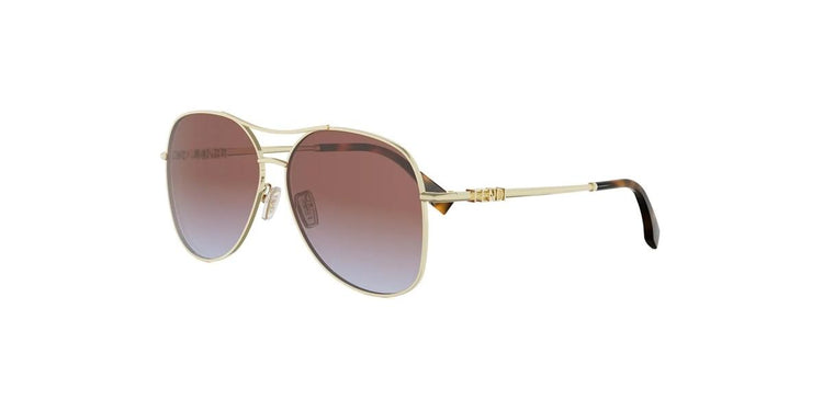 30T - Metal Shiny Gold with Red Gradient lenses