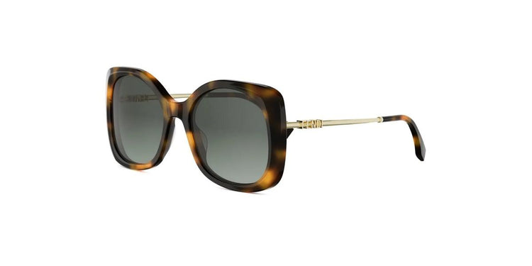 53P - Acetate Shiny Havana with Green Gradient lenses